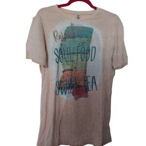 Raised On Soul Food & Sweet Tea Bella Canvas T-Shirt M